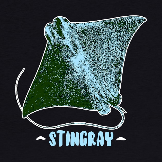 Stingray | Oceanography Sea Animal Marine Life by encycloart